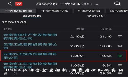 USDA认证含金量解析：消费者必知的真相